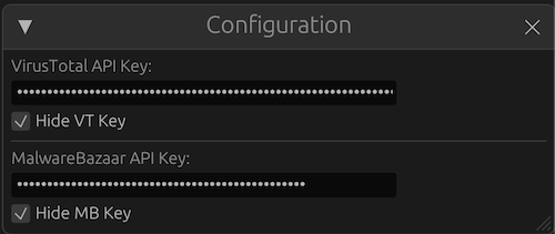 API Configuration Utility