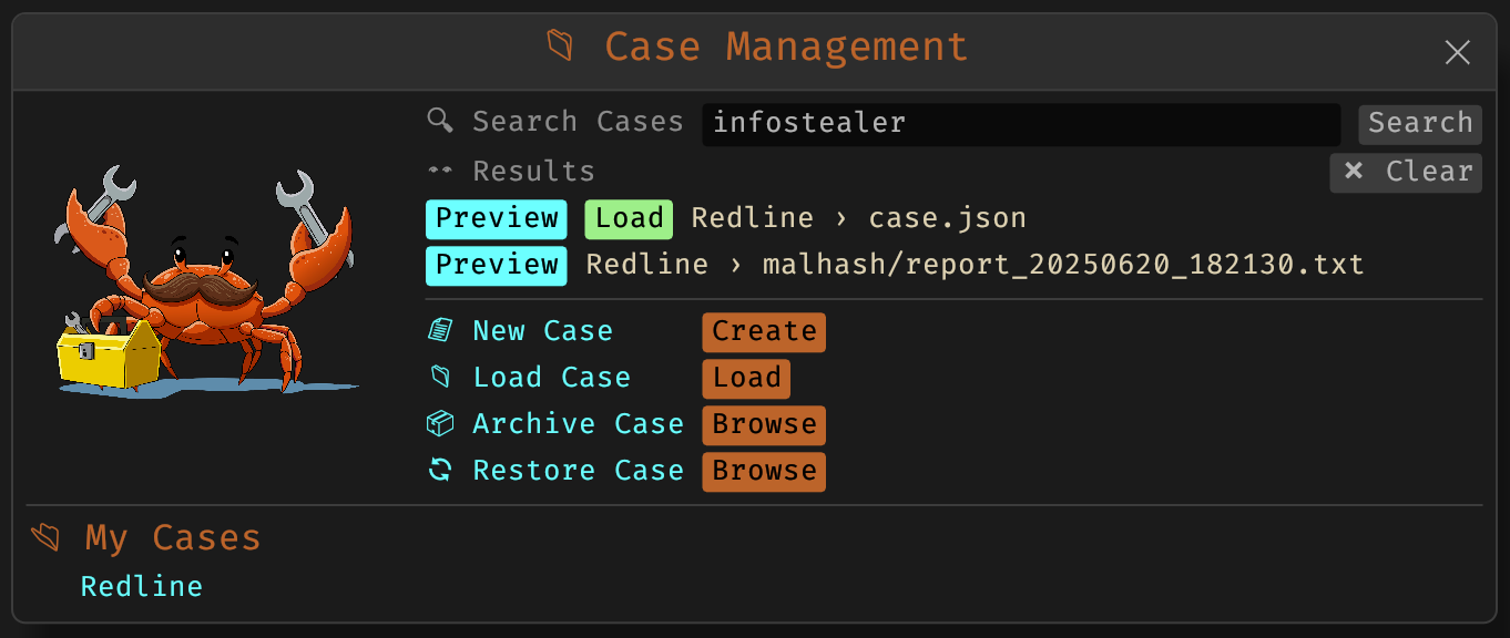 Searching Cases