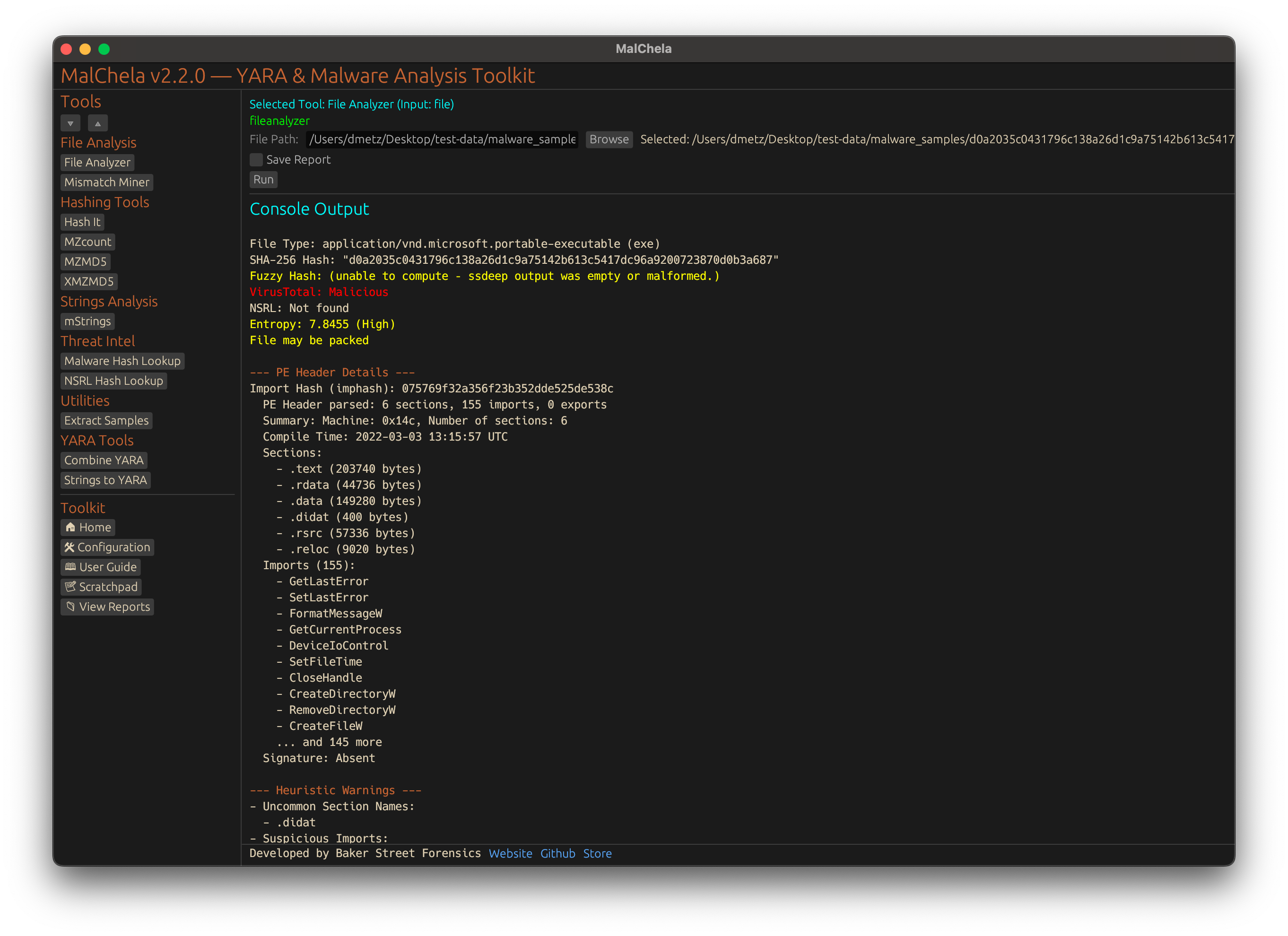 File Analyzer